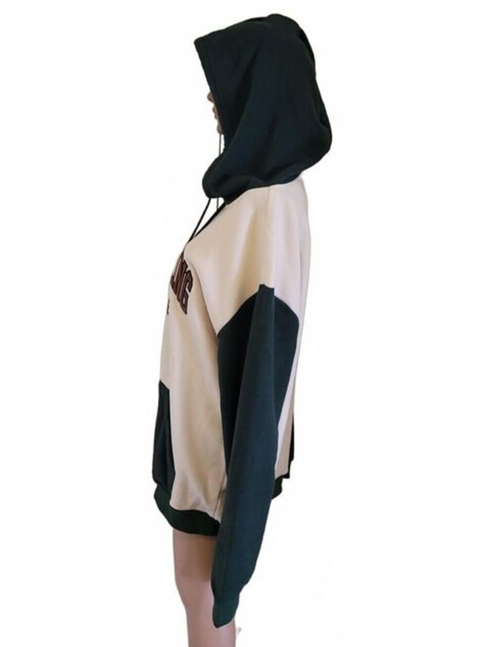 Ibtom Castle Colorblock Pullover Hoodie Women's Pullover Top Size Large
